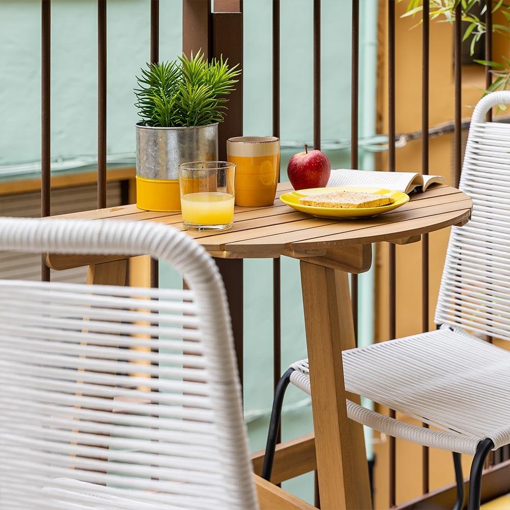 Lolahome Set De 4 Sillas De Jardín Antea