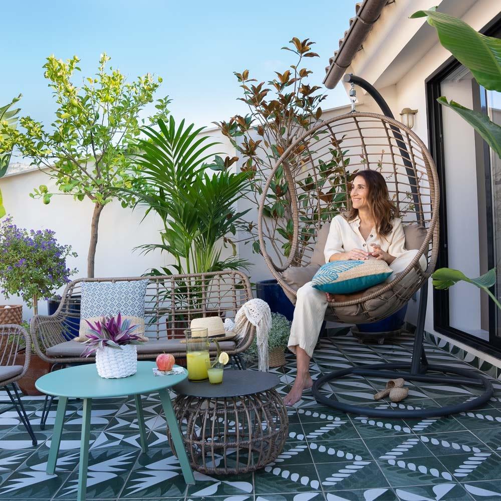 Lolahome Silla Colgante Ariki Negra