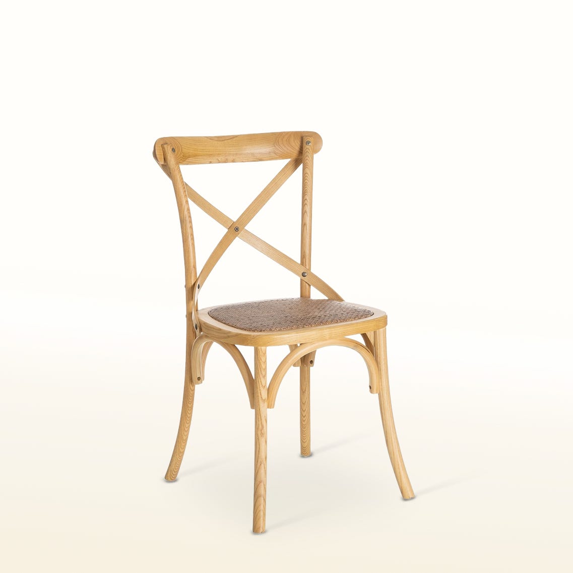 lolahome Silla de comedor Aspas natural