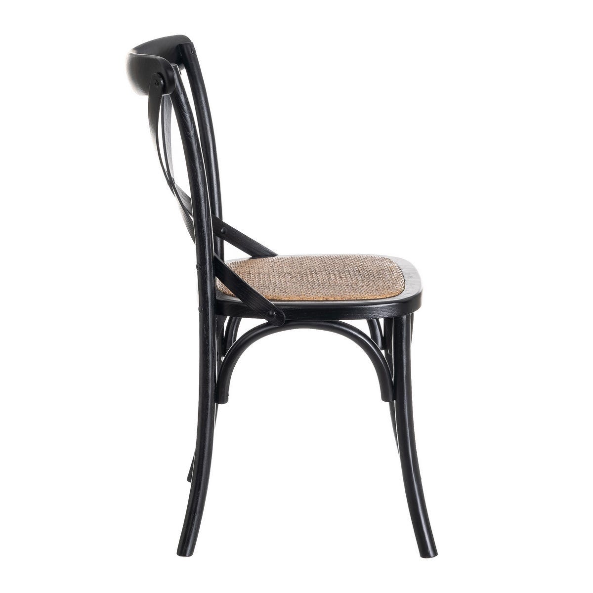 Lolahome Silla De Comedor Aspas Negro