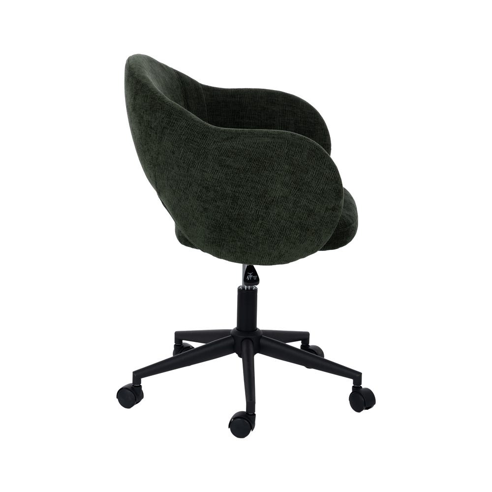 Lolahome Silla De Escritorio Verde Con Ruedas