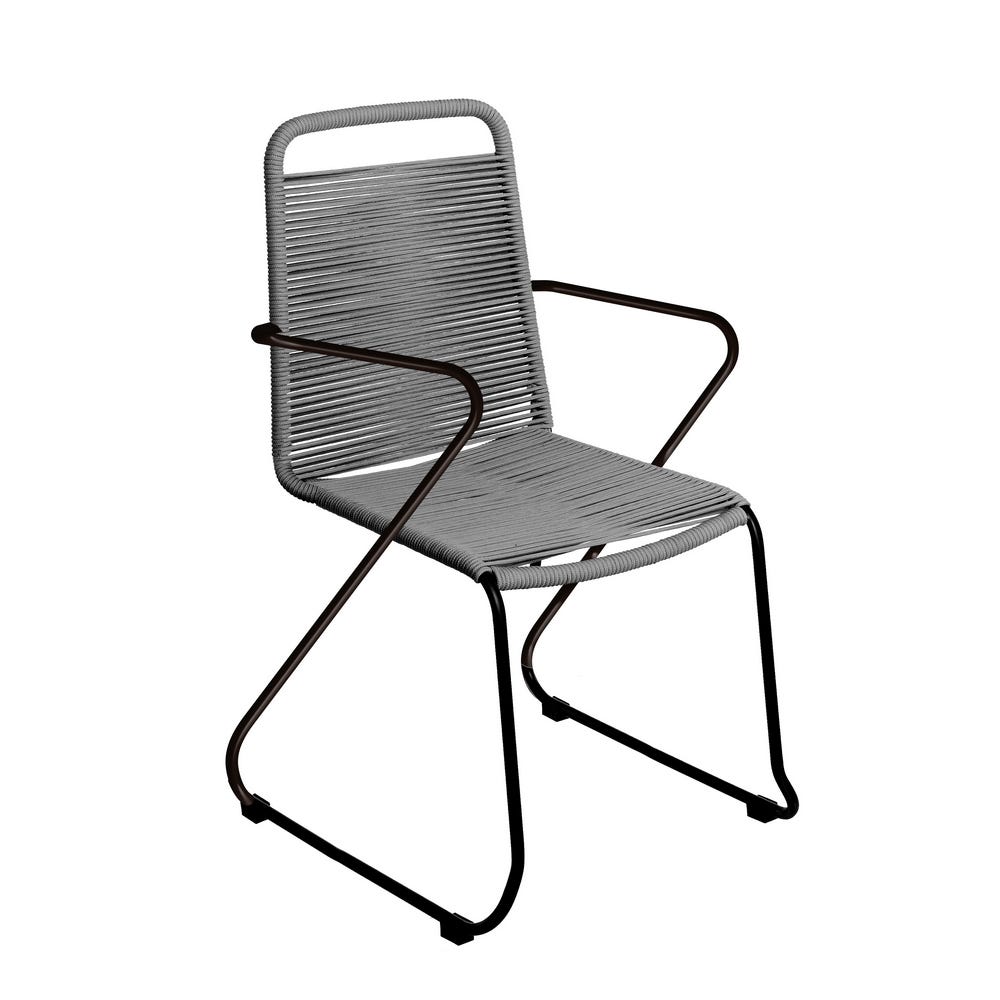 Lolahome Silla De Jardín Antea Apilable Con Brazos