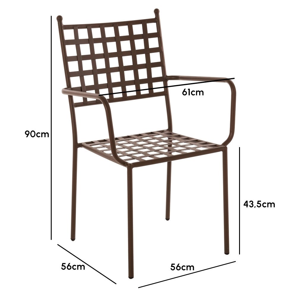 Lolahome Silla De Jardín Apilable Cartago