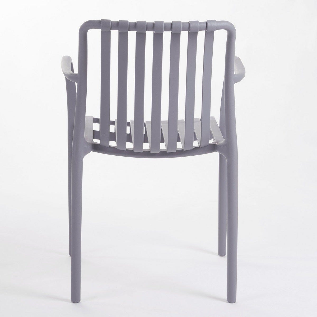 Lolahome Silla De Jardín Apilable Deba Gris