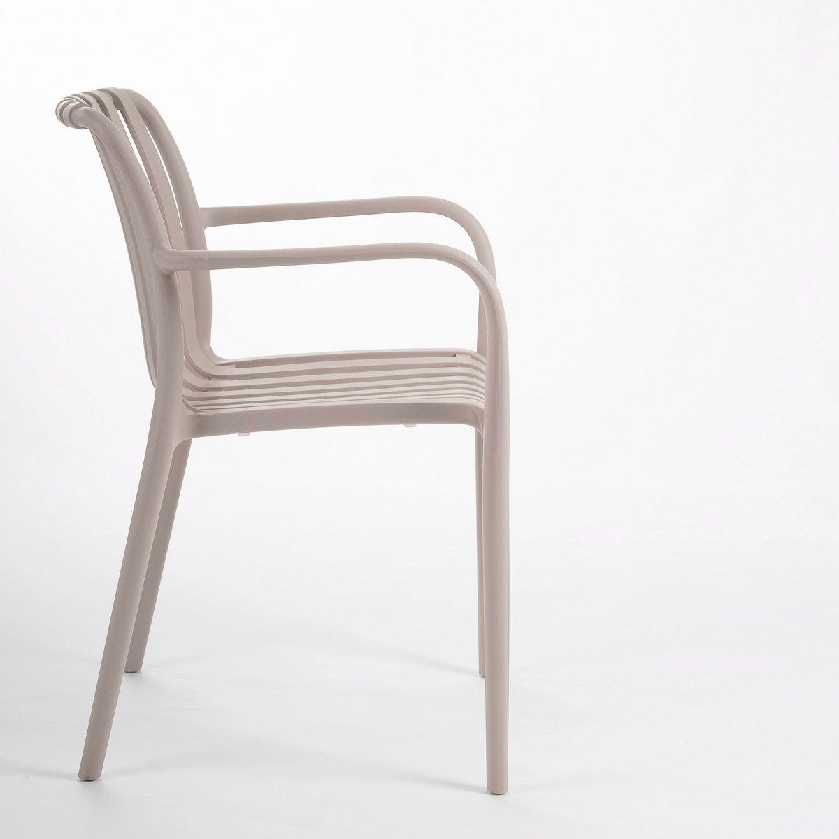 Lolahome Silla De Jardín Apilable Deba Marrón