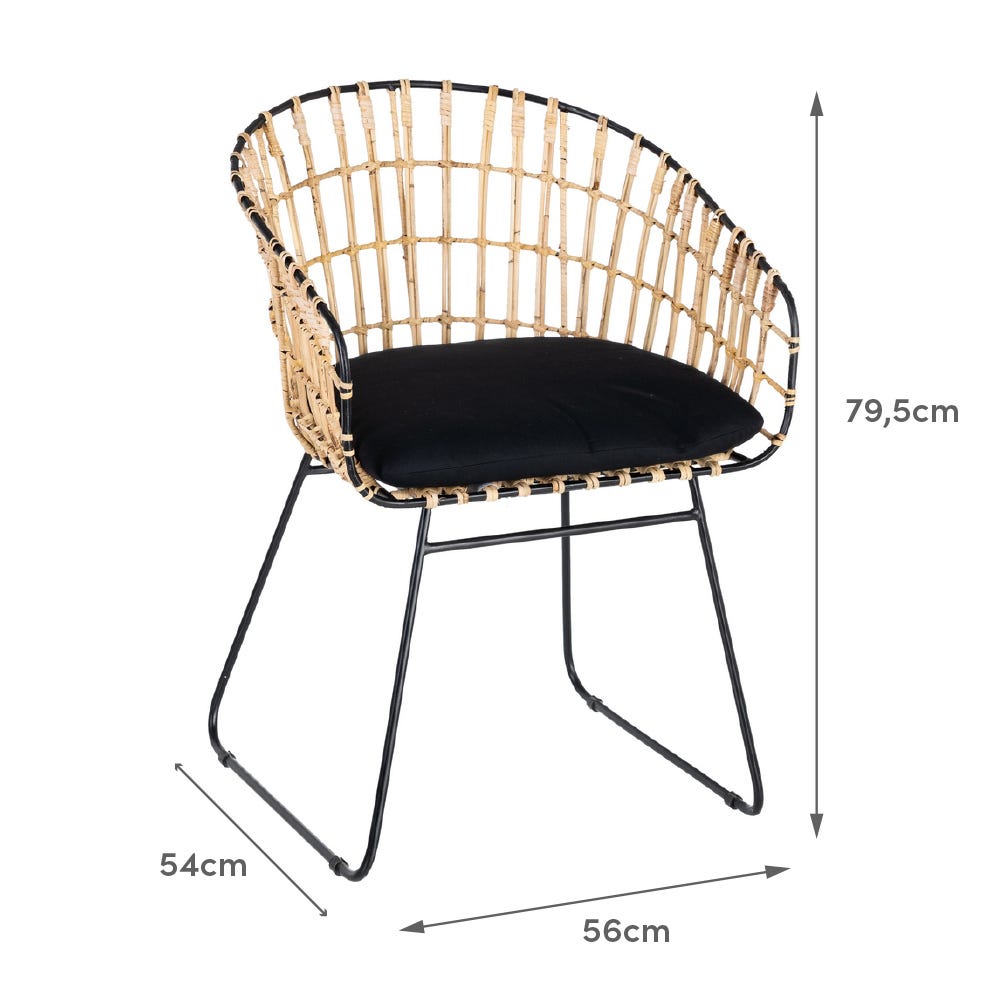 Lolahome Silla De Ratán