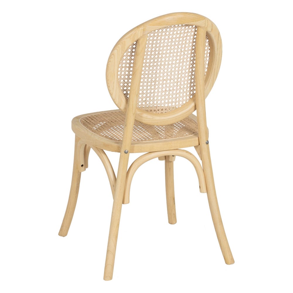 Lolahome Silla De Rejilla Natural