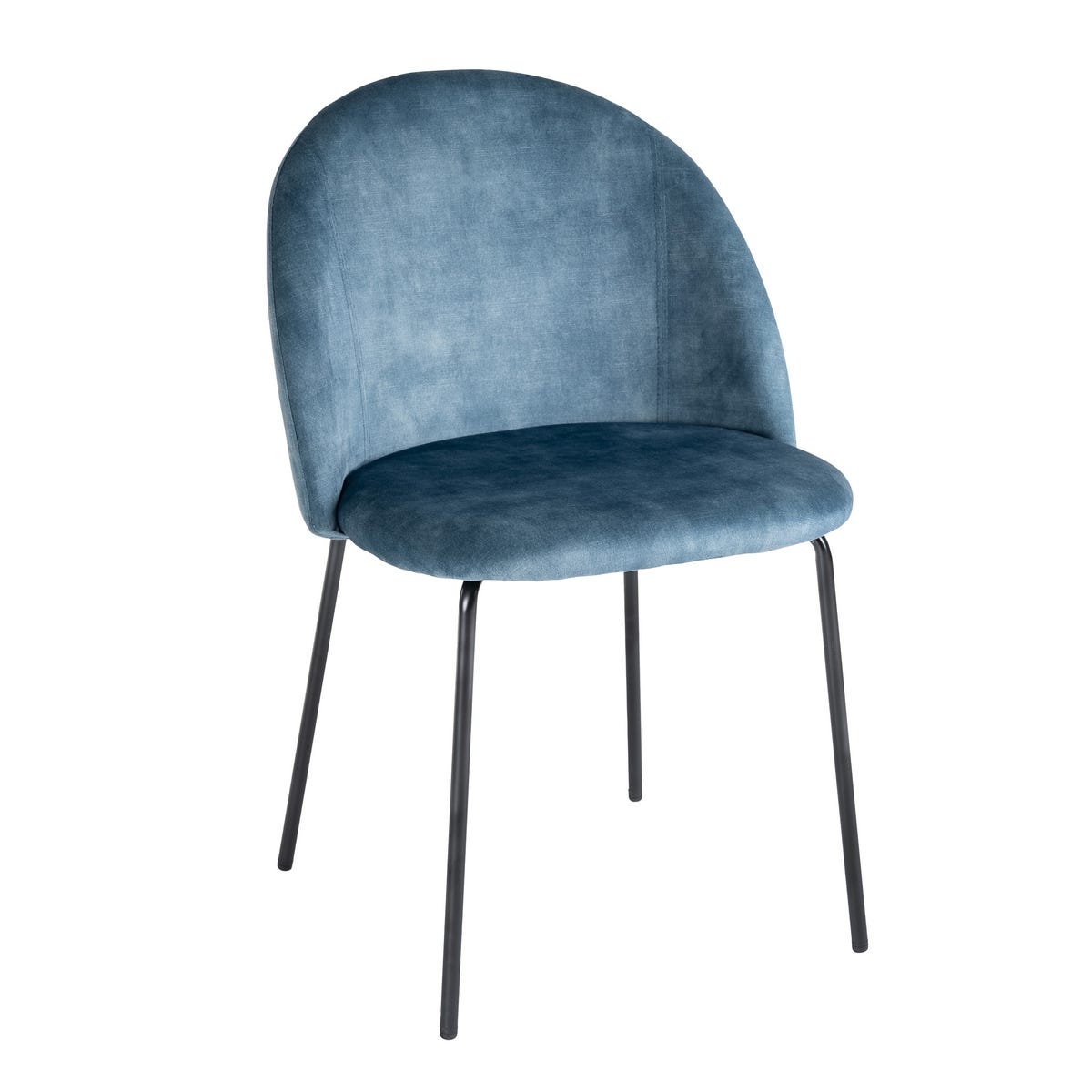 lolahome Silla Gina Ovalo azul