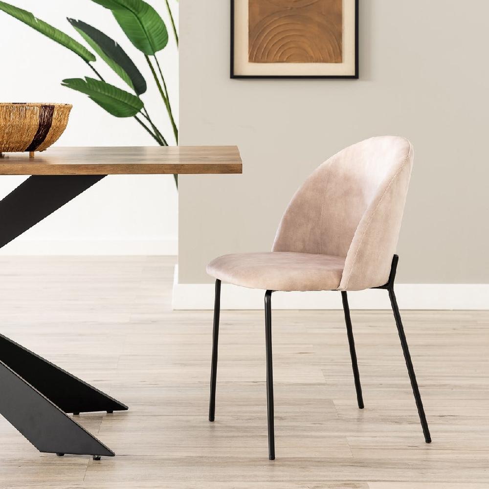 lolahome Silla Gina Ovalo beige