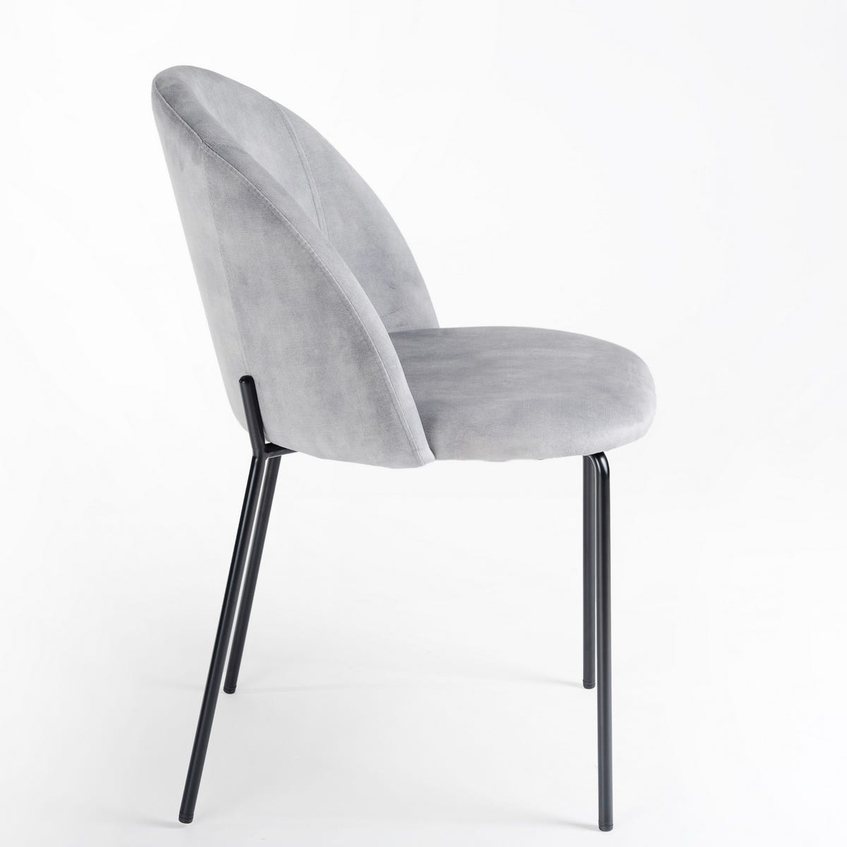 Lolahome Silla Gina Ovalo Gris