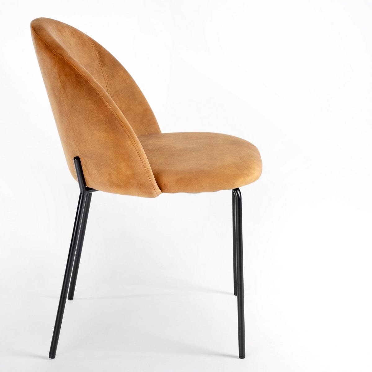 Lolahome Silla Gina Ovalo Ocre