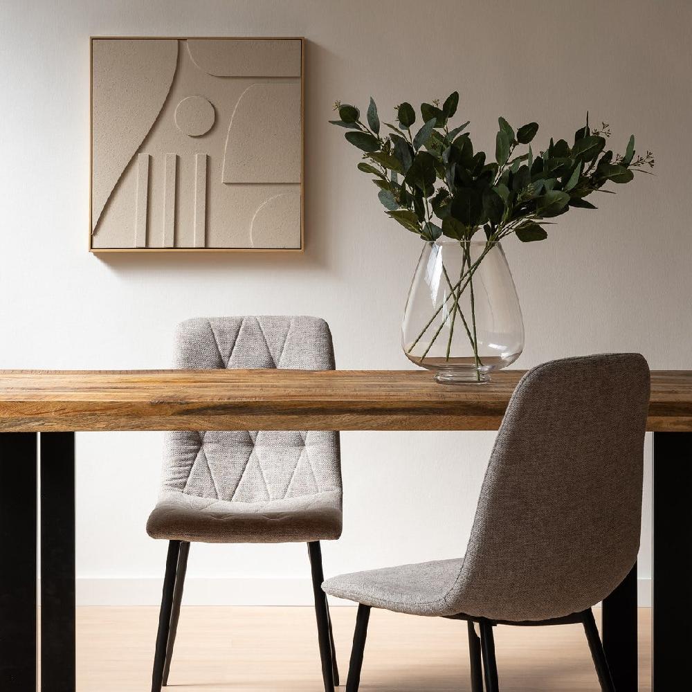 lolahome Silla Lina Rombos gris