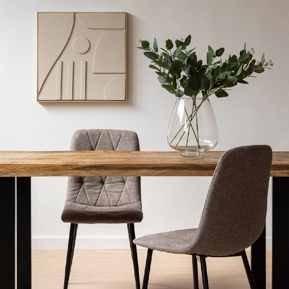 lolahome Silla Lina Rombos taupe