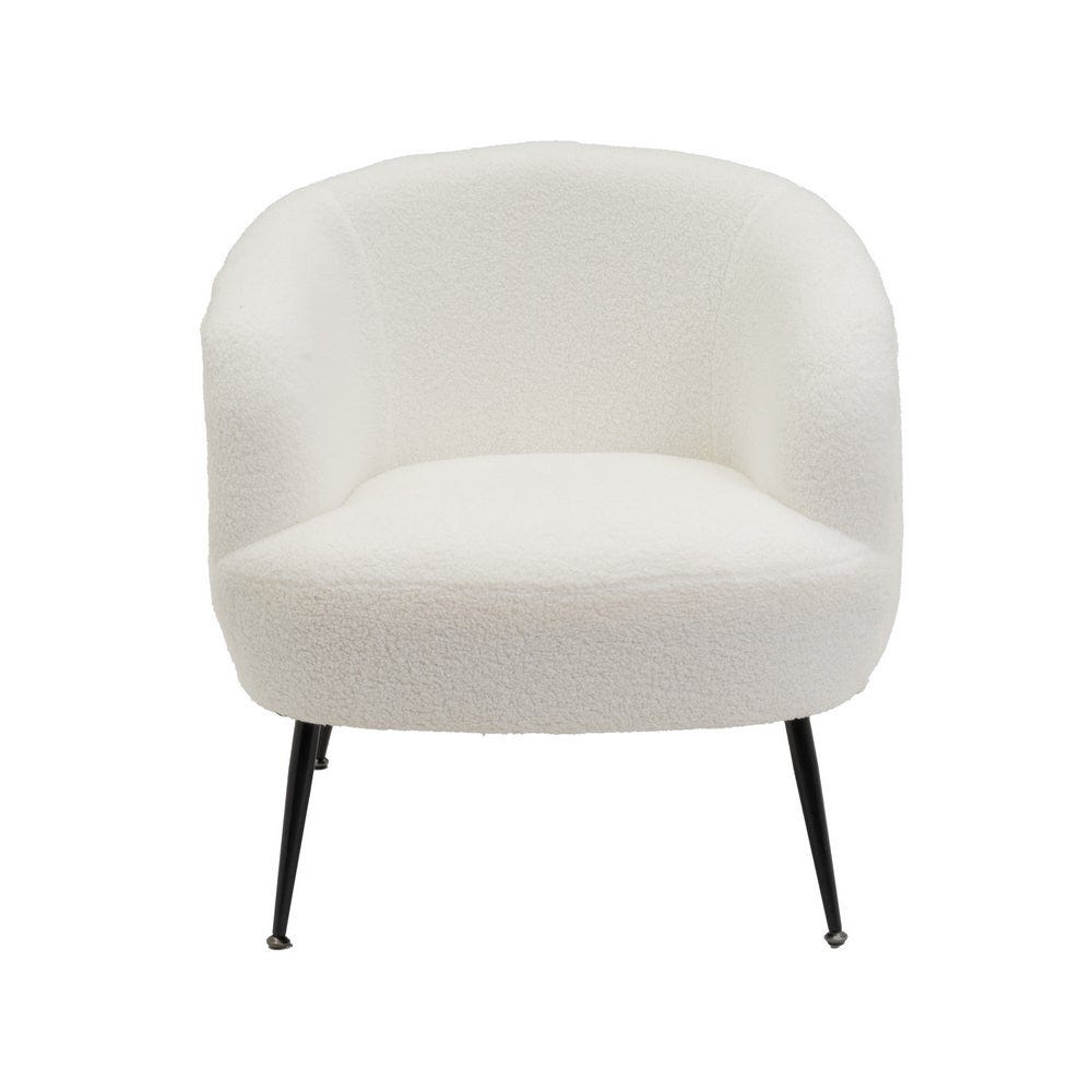 lolahome Sillón butaca Dune blanco