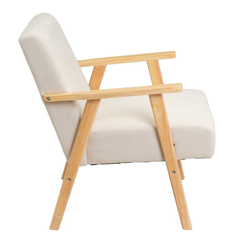 Lolahome Sillón Butaca Vintage Blanco