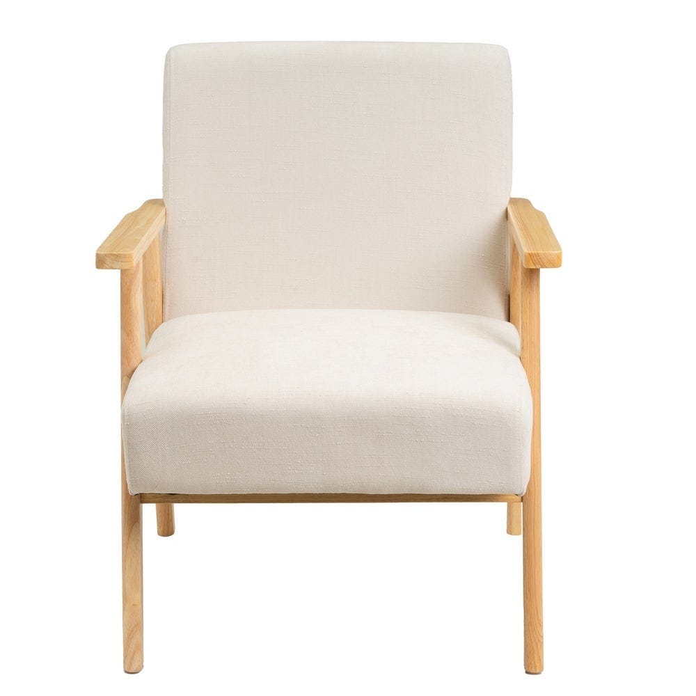 lolahome Sillón butaca Vintage blanco