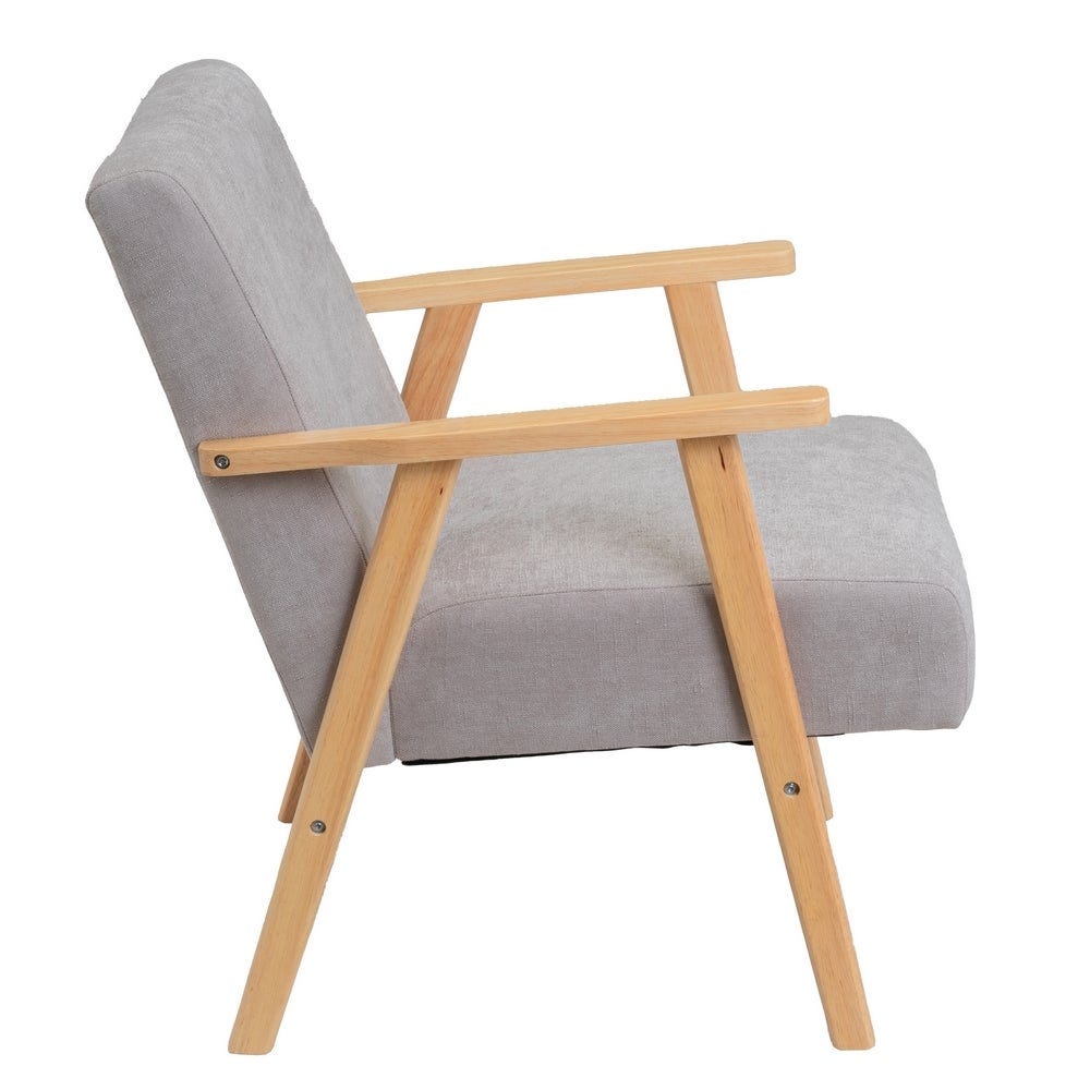 Lolahome Sillón Butaca Vintage Gris