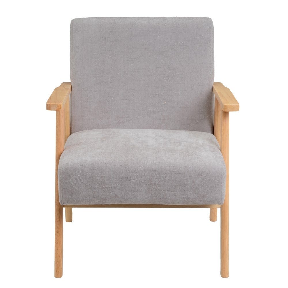 lolahome Sillón butaca Vintage gris