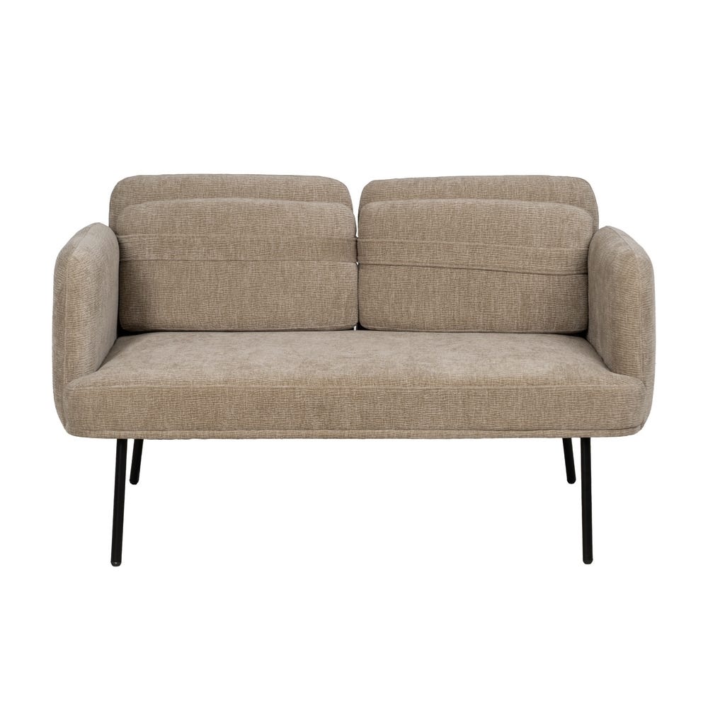 Lolahome Sofá 2 Plazas Cojines Beige