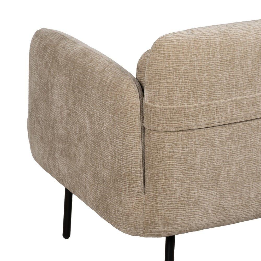 Lolahome Sofá 2 Plazas Cojines Beige