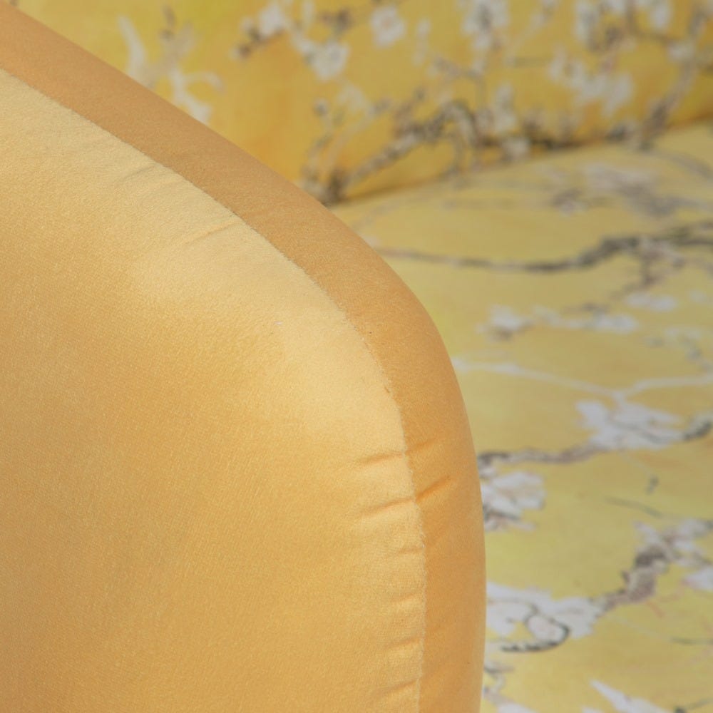 Lolahome Sofá 3 Plazas Tapizado Amarillo