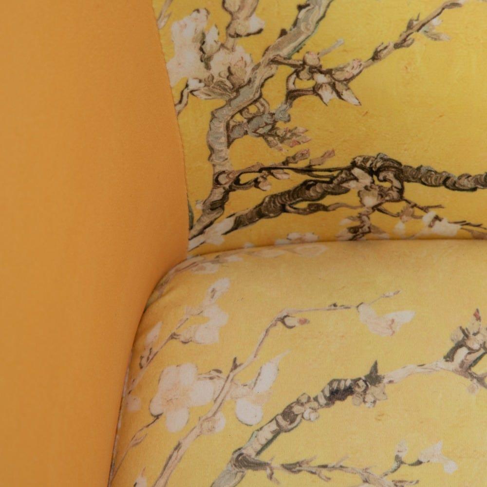 Lolahome Sofá 3 Plazas Tapizado Amarillo