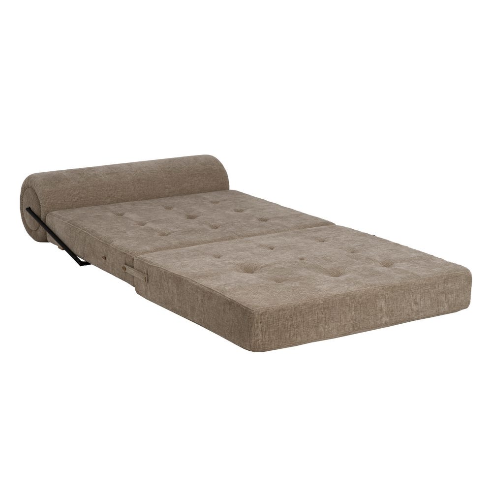 Lolahome Sofá Cama 1 Plaza Beige