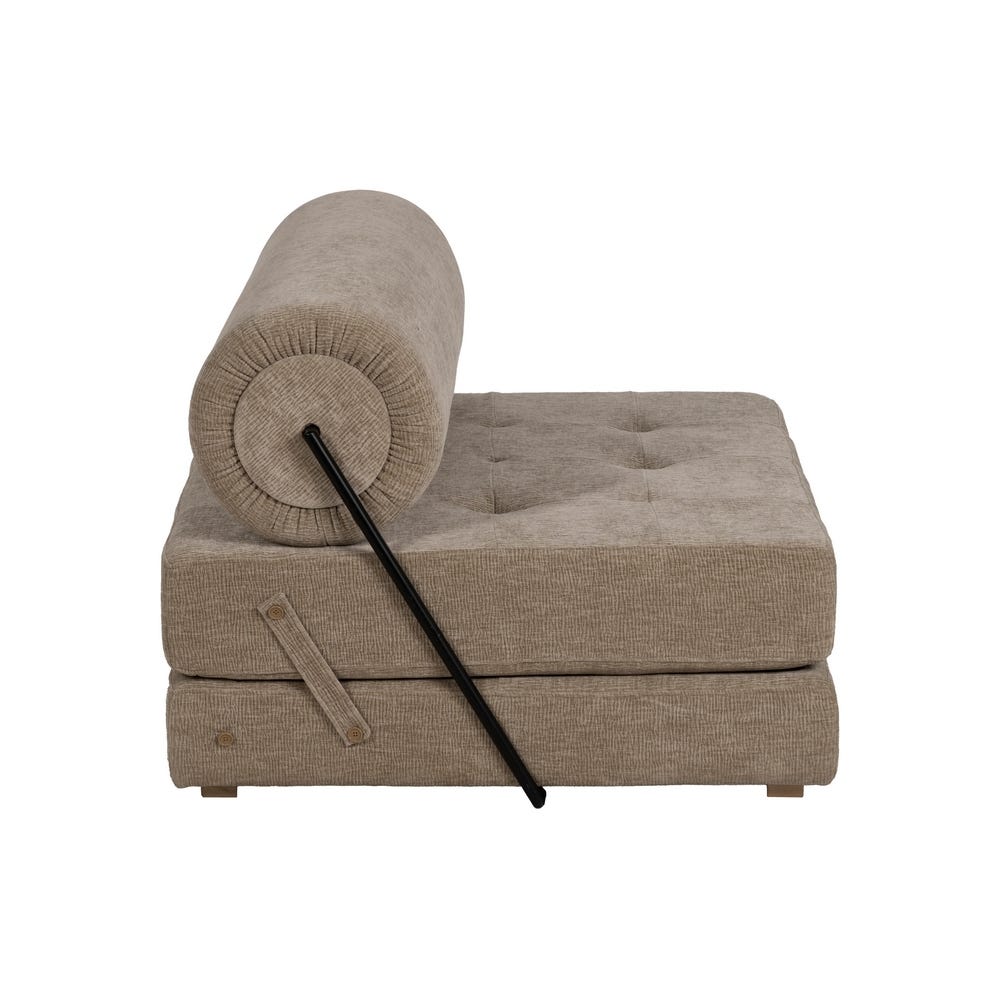Lolahome Sofá Cama 1 Plaza Beige