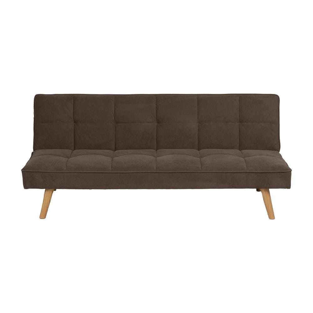 Lolahome Sofá Cama Libro Marrón Oscuro