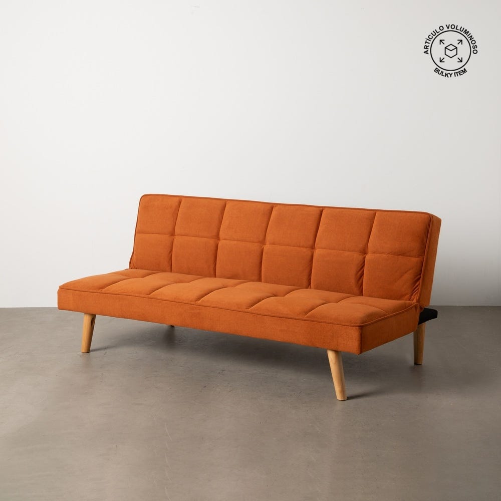 lolahome Sofá cama libro naranja