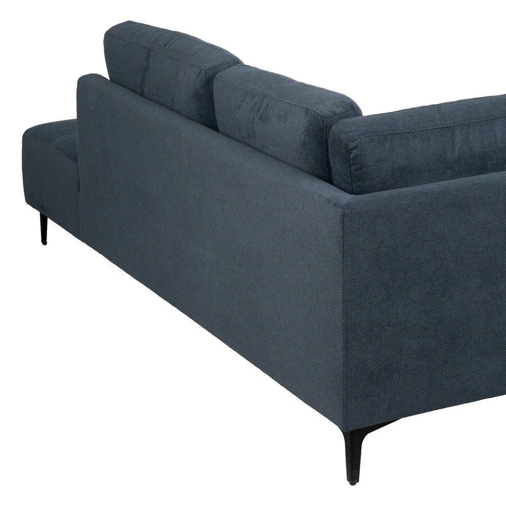 Lolahome Sofá Chaise Longue Derecha Azul