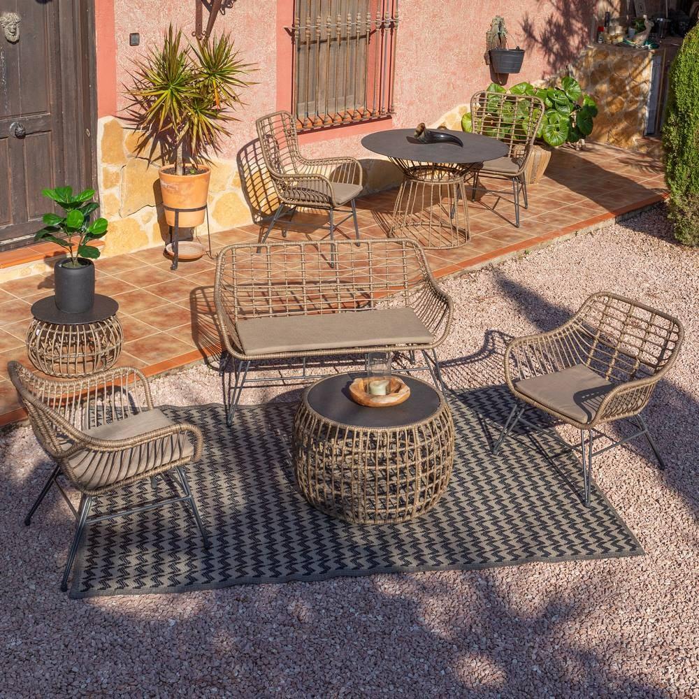 lolahome Sofá de jardín Ariki