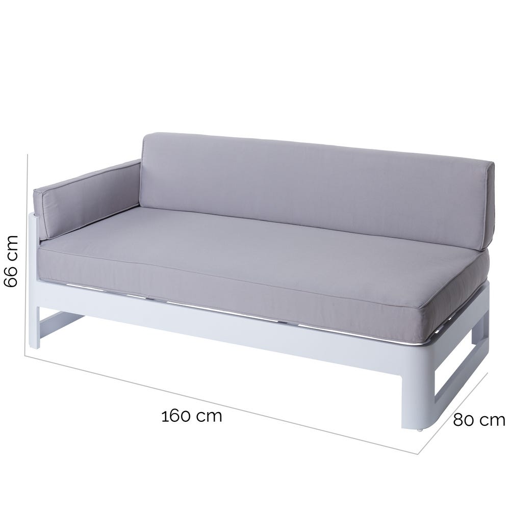 Lolahome Sofá Modular Izquierdo Aisha