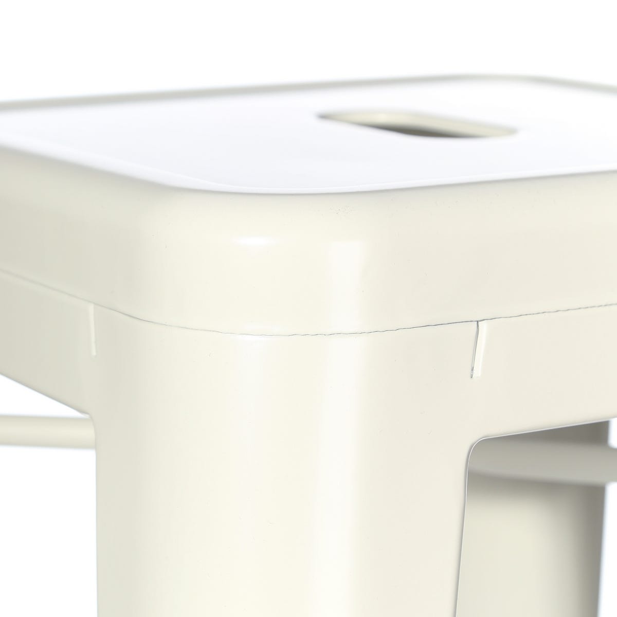 Lolahome Taburete Industrial De Metal De 61 Cm