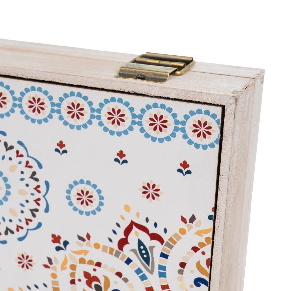 Lolahome Tapa Contador Blanca De Madera 46x32 Cm