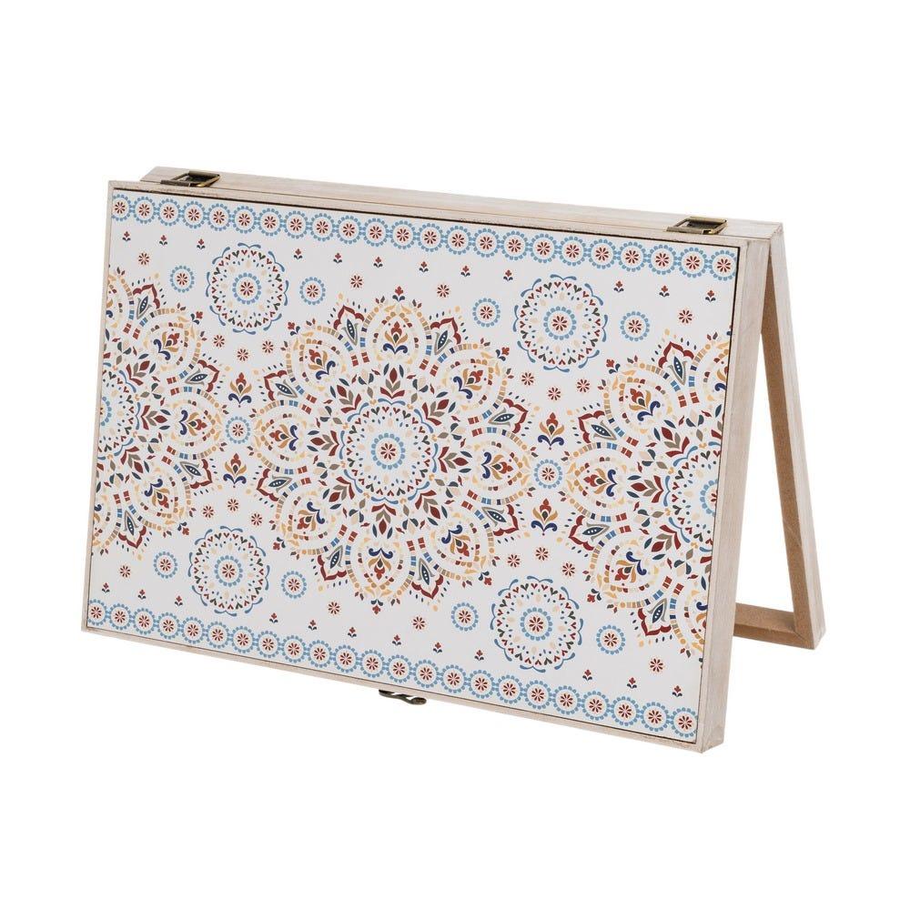 Lolahome Tapa Contador Blanca De Madera 46x32 Cm