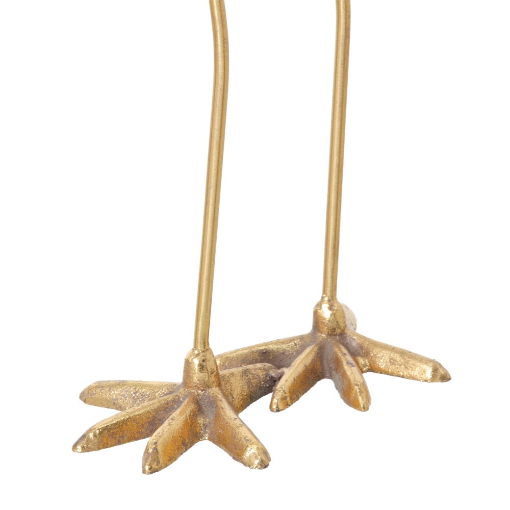 Lolahome Macetero Patas De Metal Dorado De 25x20x68 Cm