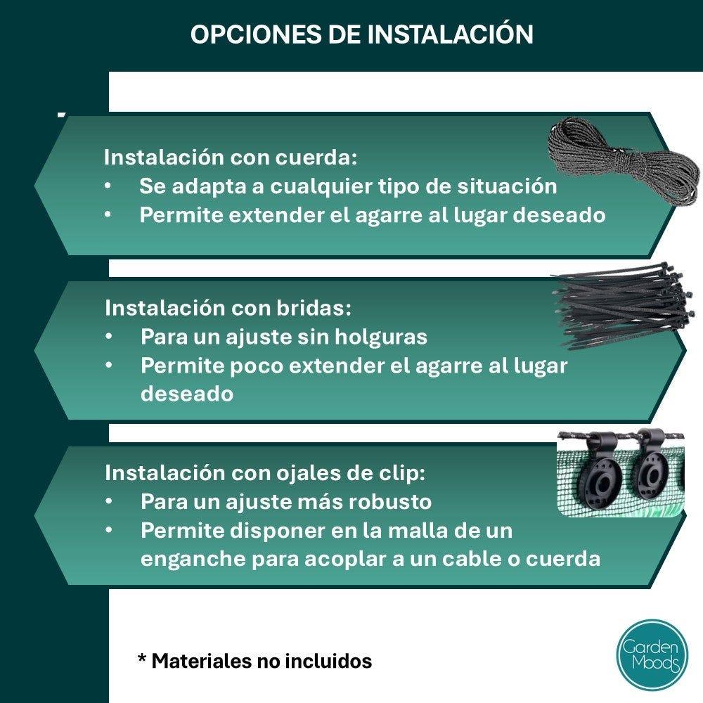 Lolahome Malla De Sombreo Con 80 % Densidad De Ocultación Negra De HDPE De 4x3 Metros