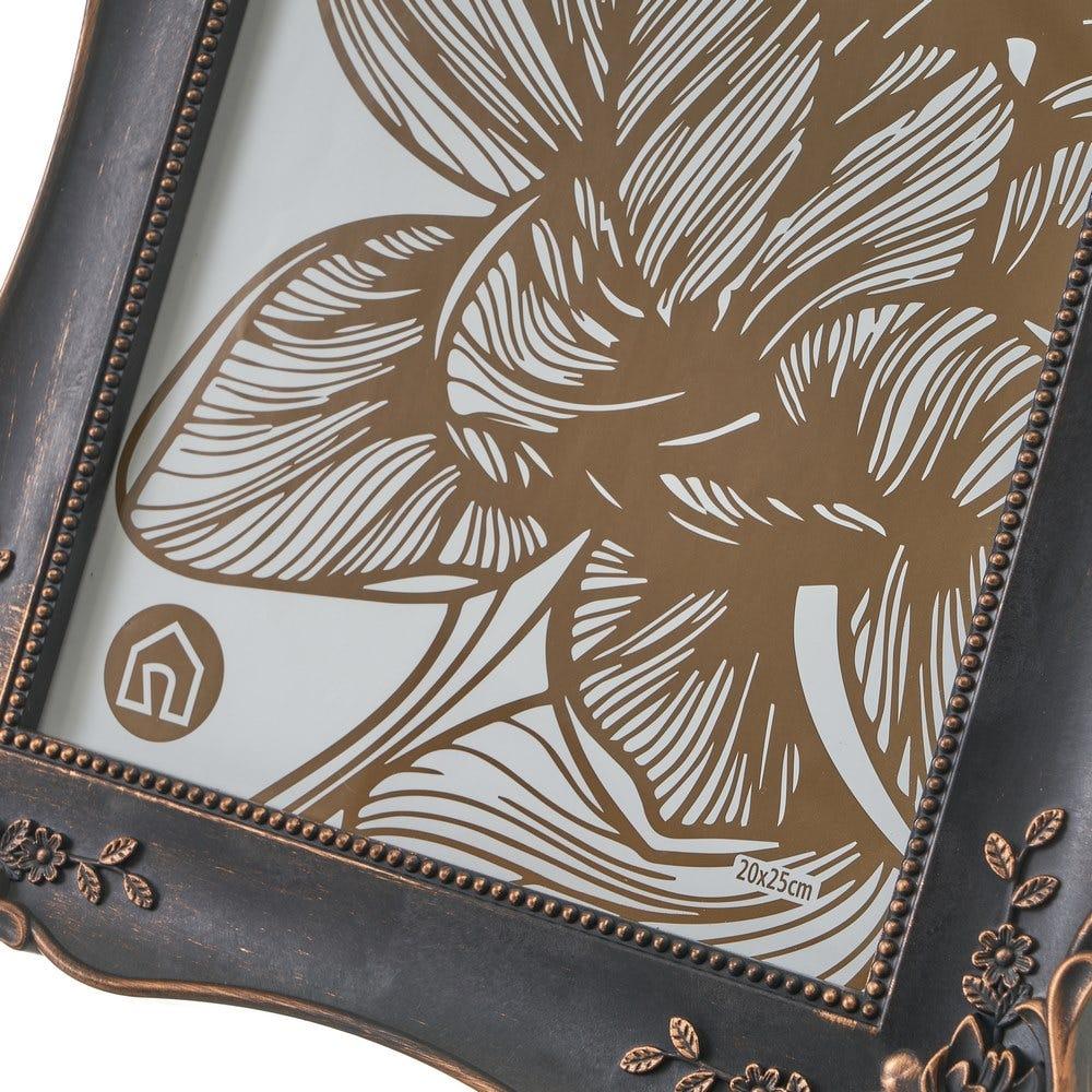 Lolahome Marco De Madera Tallada Para Fotos De 25x20 Cm