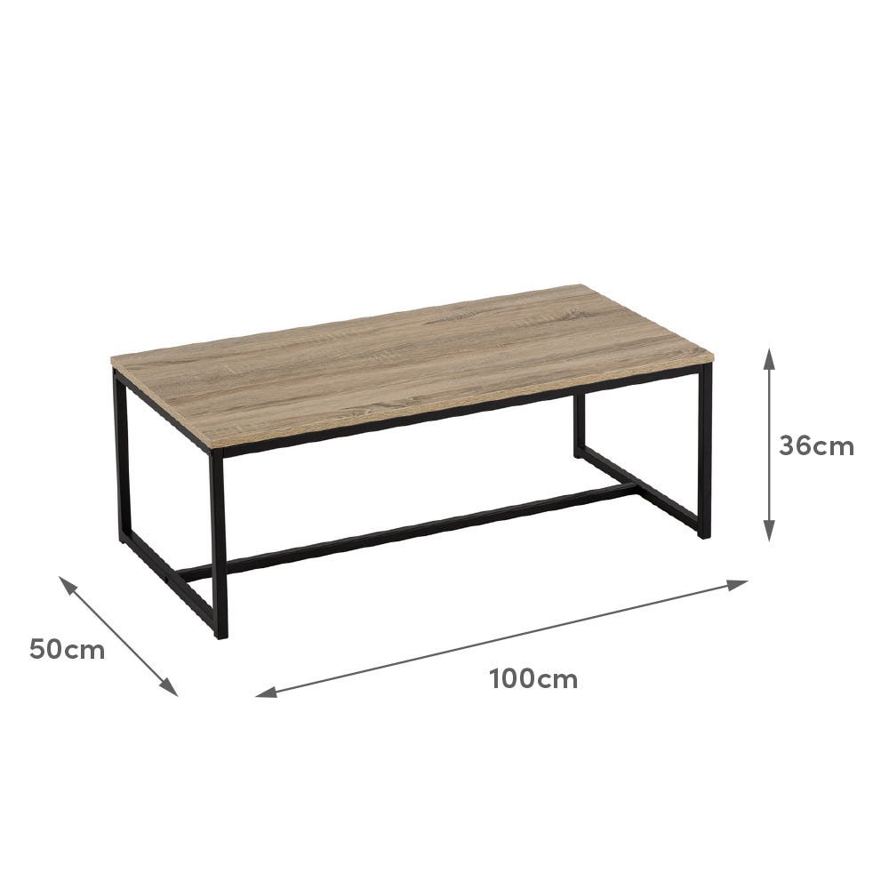 Lolahome Mesa Auxiliar De Centro Urban De 100x50 Cm