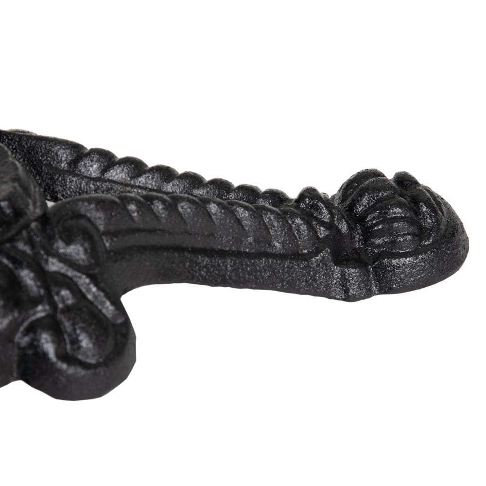 Lolahome Mesa Auxiliar Redonda De Mármol Y Metal De 71x60x60 Cm