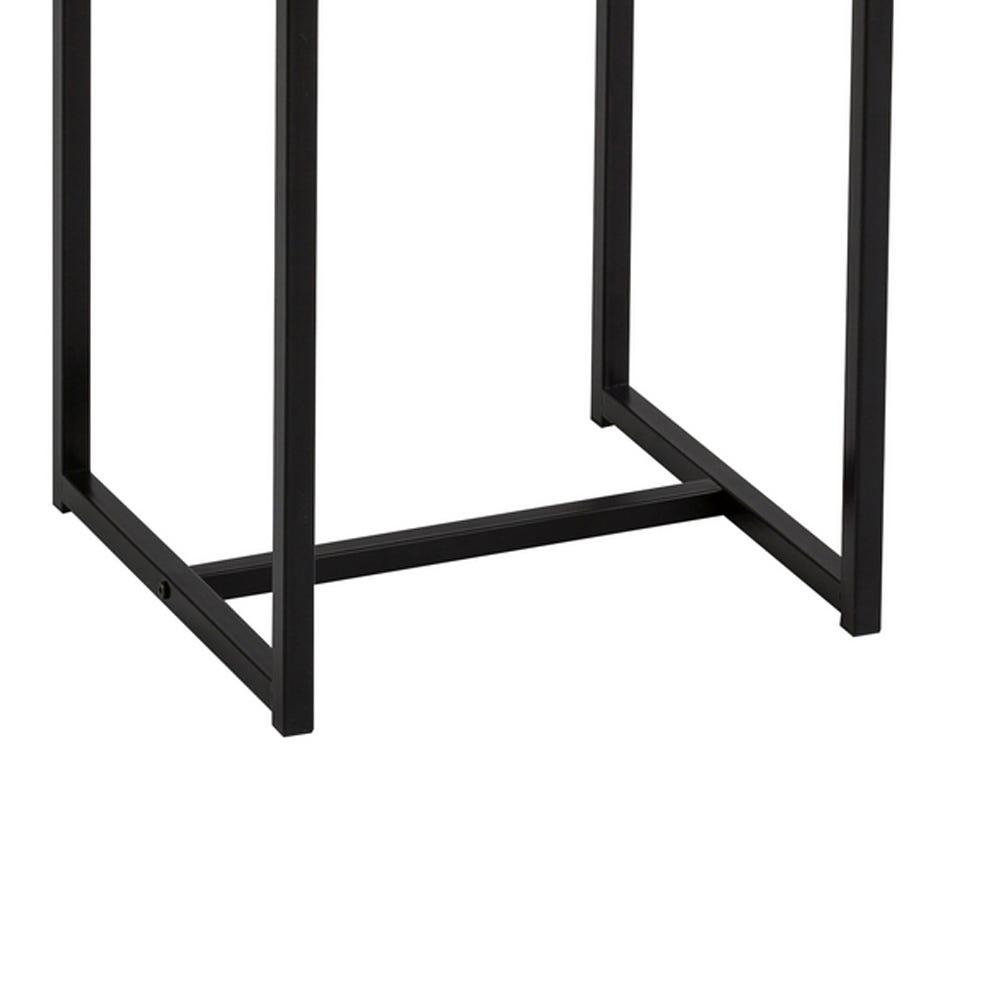 Lolahome Mesa Auxiliar Urban De Acero Y MDF De 40x40x50 Cm