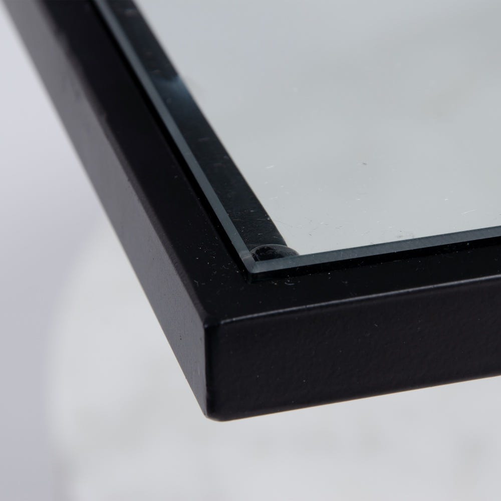 Lolahome Mesa De Centro De 2 Alturas De Mármol De 80x80 Cm