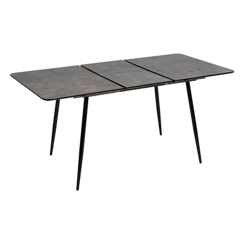 Lolahome Mesa De Comedor Extensible Gris De 120-160x80 Cm