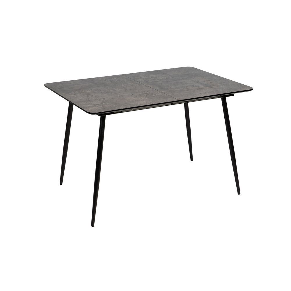 Lolahome Mesa De Comedor Extensible Gris De 120-160x80 Cm