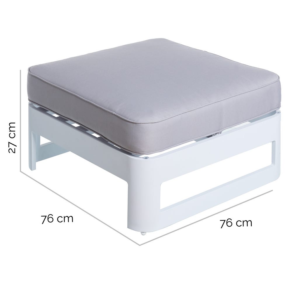 Lolahome Mesa De Jardín De Centro Aisha De 76x76 Cm