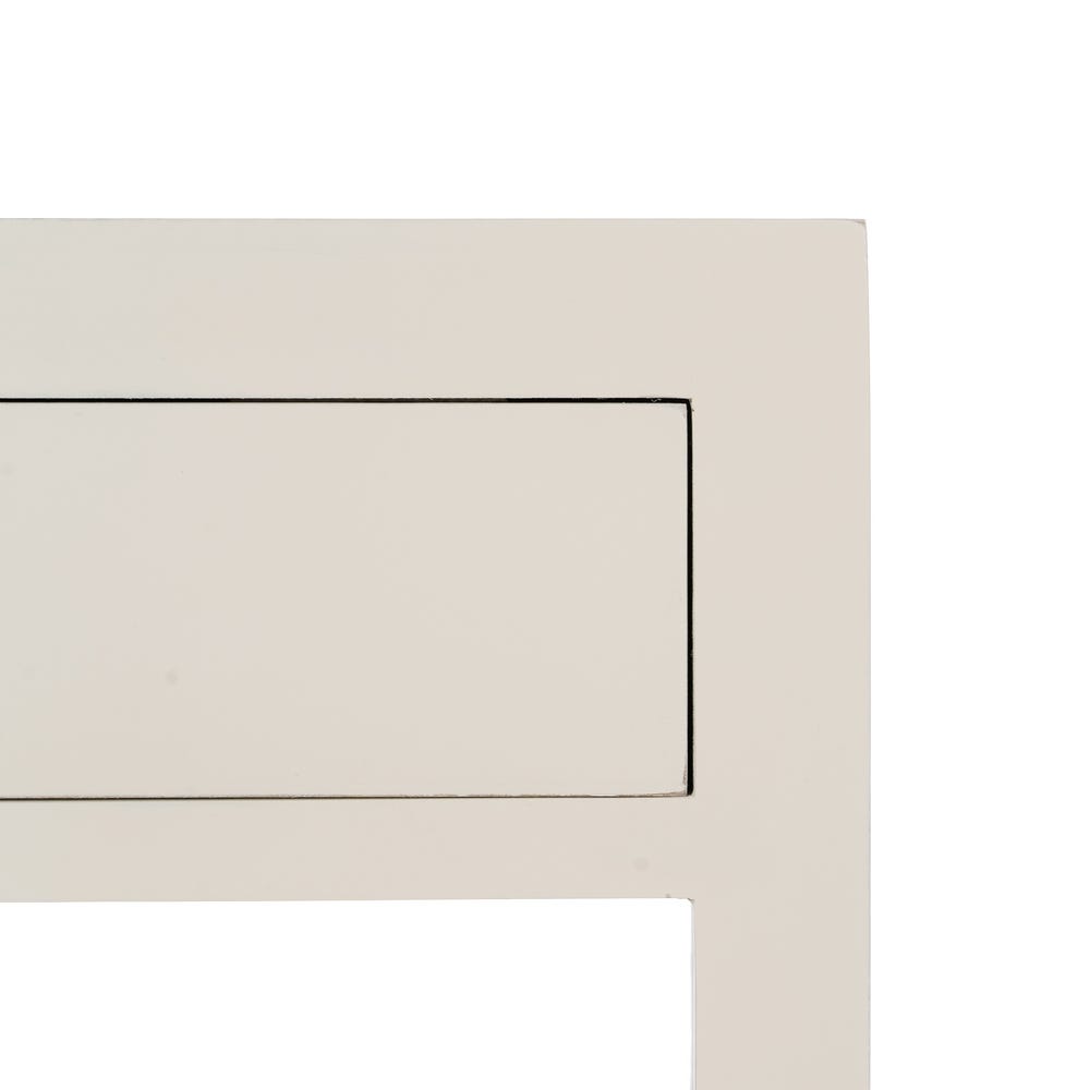 Lolahome Mesita De Noche Con 1 Cajón Y 2 Puertas Blanca De Madera De 50x40x66 Cm