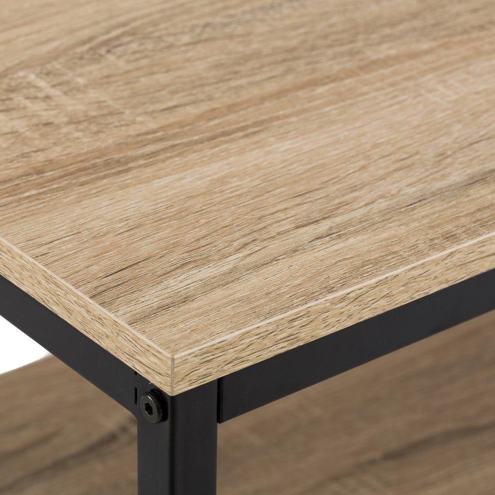 Lolahome Mueble TV Urban Con 2 Cajones De Acero Y Madera