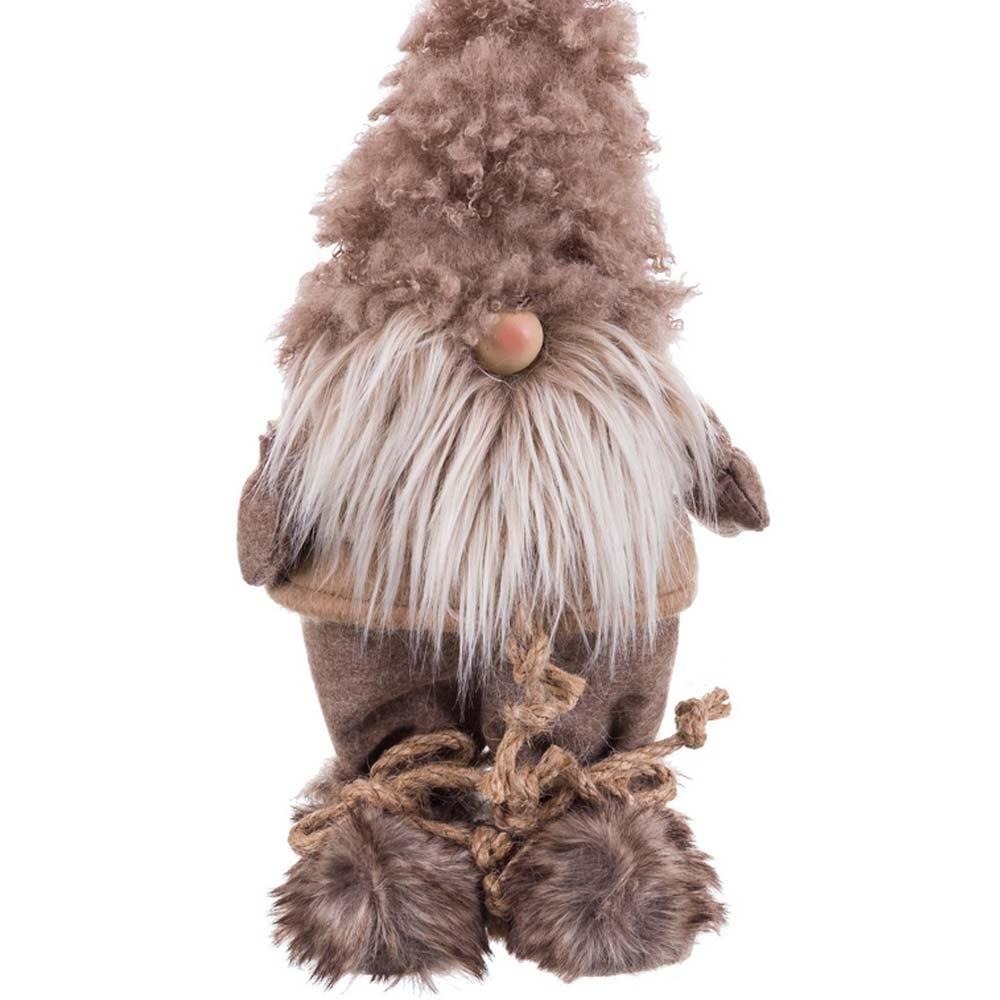 Lolahome Muñeco De Navidad Duende De Tela De Pelo Marrón De 41 Cm