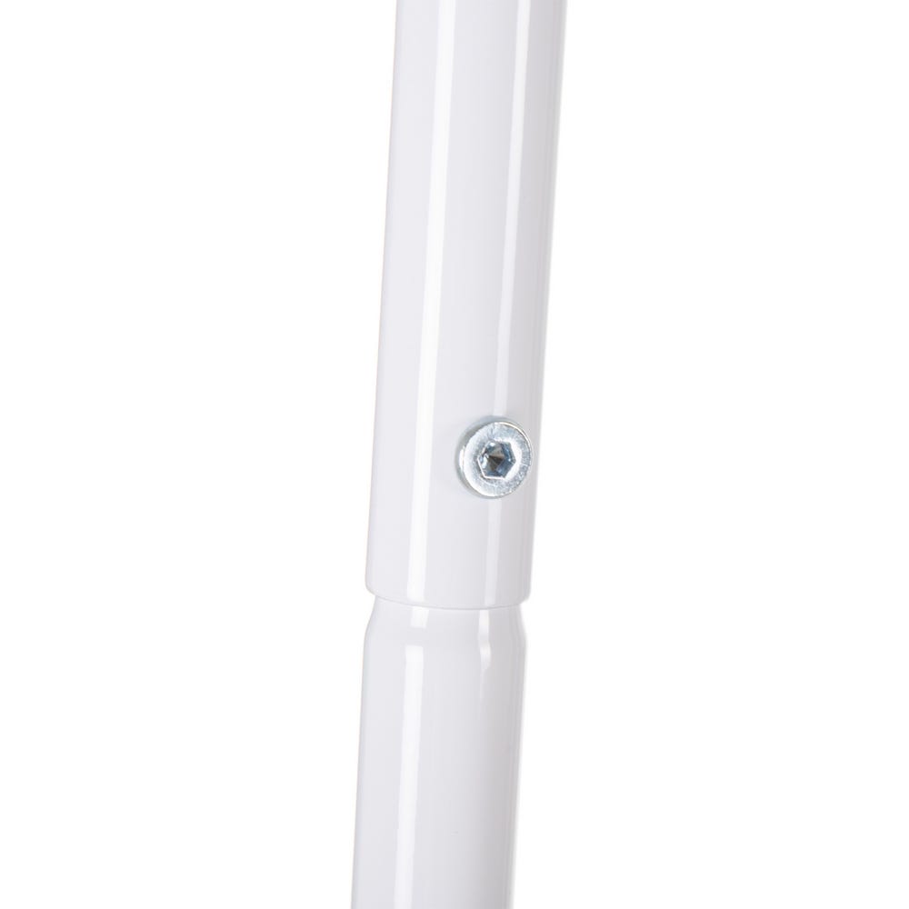 Lolahome Perchero De Esquina Metálico Blanco De 81cm